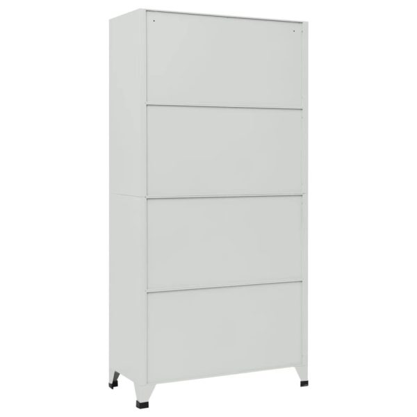 Lockerkast Met 6 Vakken 90X45X180 Cm Staal - Afbeelding 5