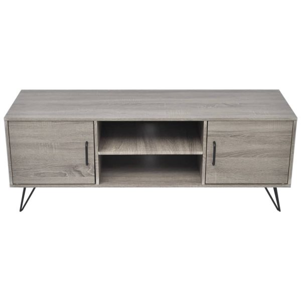 Tv-Meubel 120X40X45 Cm Grijs - Afbeelding 3