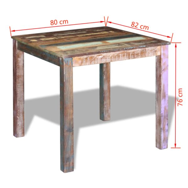 Eettafel Massief Gerecycled Hout - Afbeelding 8