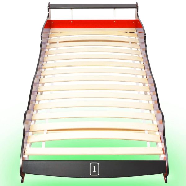 Kinderbed Raceauto Met Led-Verlichting 90X200 Cm - Afbeelding 4