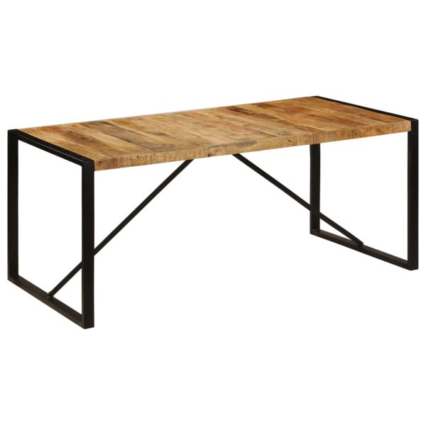 Eettafel 180 Cm Massief Ruw Mangohout - Afbeelding 2