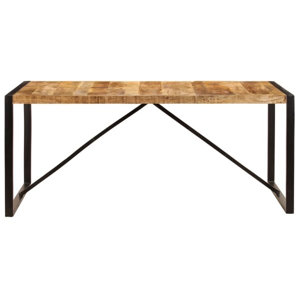 Eettafel 180 Cm Massief Ruw Mangohout - Afbeelding 3