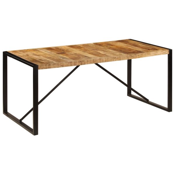 Eettafel 180 Cm Massief Ruw Mangohout - Afbeelding 9