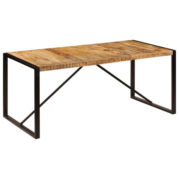 Eettafel 180 Cm Massief Ruw Mangohout - Afbeelding 10