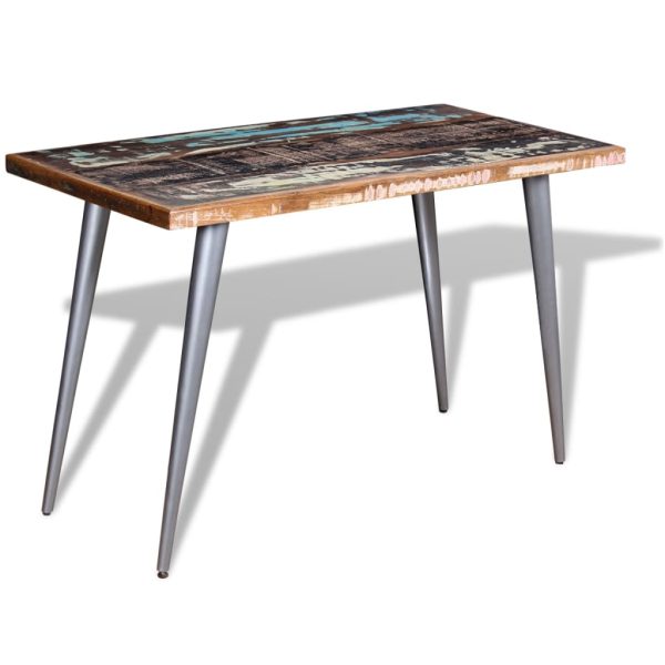 Eettafel 120X60X76 Cm Massief Gerecycled Hout - Afbeelding 3