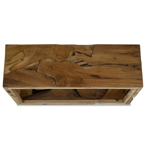 Salontafel 90X50X30 Cm Echt Teakhout Bruin - Afbeelding 6