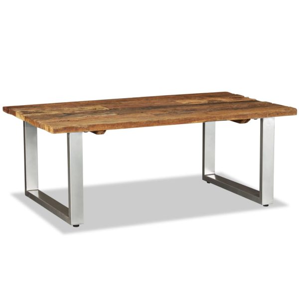 Salontafel 100X60X38 Cm Massief Gerecycled Hout - Afbeelding 3