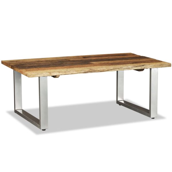 Salontafel 100X60X38 Cm Massief Gerecycled Hout - Afbeelding 4