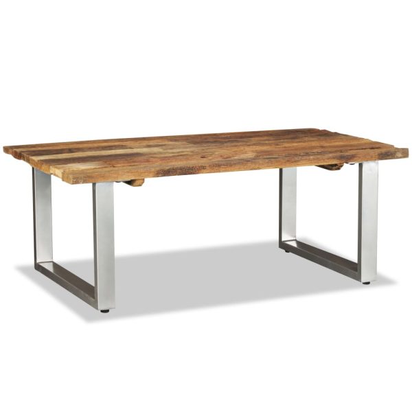 Salontafel 100X60X38 Cm Massief Gerecycled Hout - Afbeelding 5