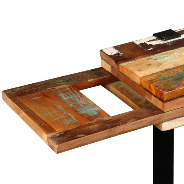 Wandtafel Verstelbaar Massief Gerecycled Hout - Afbeelding 9