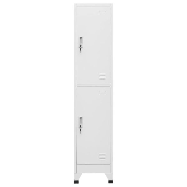 Lockerkast Met 2 Vakken 38X45X180 Cm - Afbeelding 2