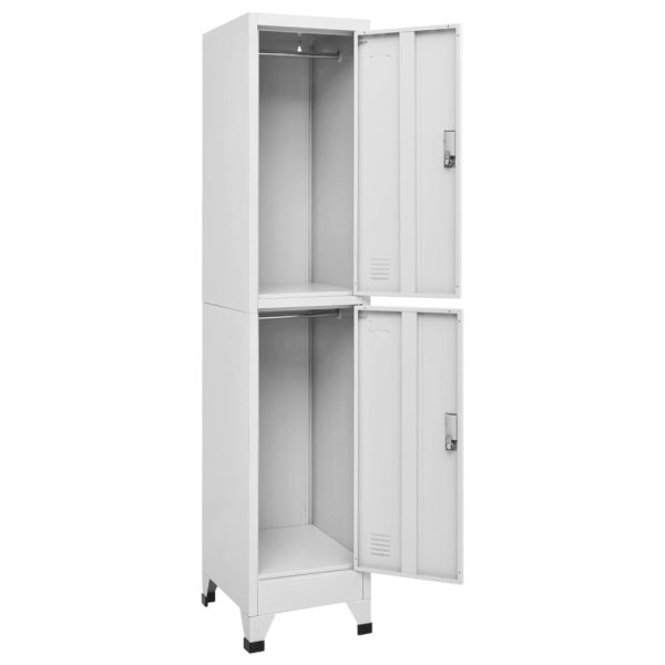 Lockerkast Met 2 Vakken 38X45X180 Cm - Afbeelding 3