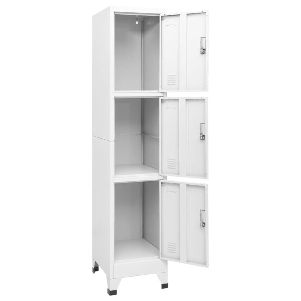 Lockerkast Met 3 Vakken 38X45X180 Cm - Afbeelding 3