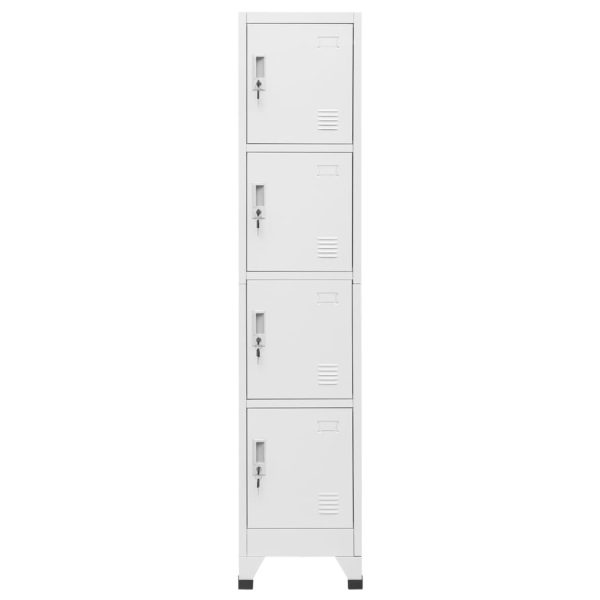 Lockerkast Met 4 Vakken 38X45X180 Cm - Afbeelding 2