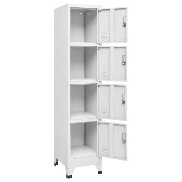 Lockerkast Met 4 Vakken 38X45X180 Cm - Afbeelding 3