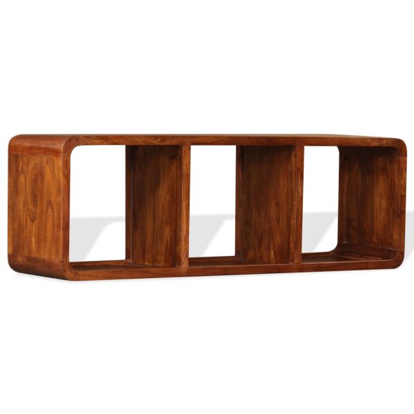 Tv-Meubel 120X30X40 Cm Massief Hout Met Honingafwerking