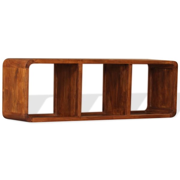 Tv-Meubel 120X30X40 Cm Massief Hout Met Honingafwerking - Afbeelding 2