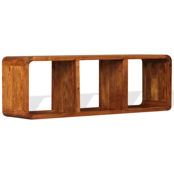 Tv-Meubel 120X30X40 Cm Massief Hout Met Honingafwerking - Afbeelding 5