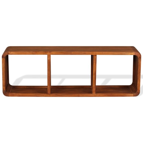 Tv-Meubel 120X30X40 Cm Massief Hout Met Honingafwerking - Afbeelding 6