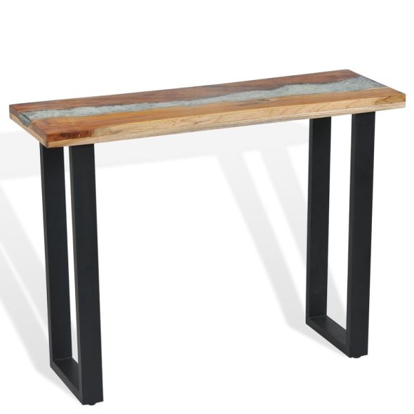 Wandtafel 100X35X75 Cm Teakhout - Afbeelding 2