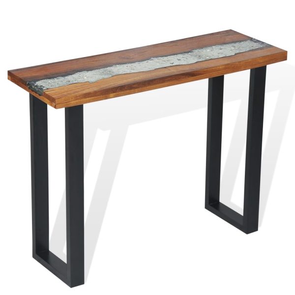 Wandtafel 100X35X75 Cm Teakhout - Afbeelding 9