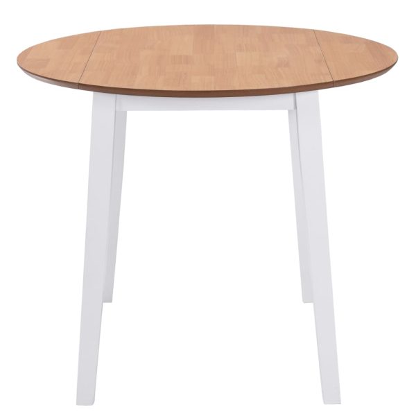 Eettafel Inklapbaar Rond Mdf - Afbeelding 2