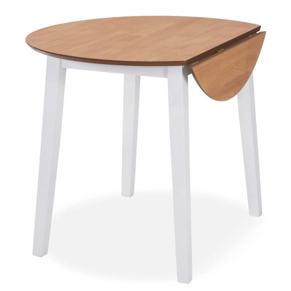 Eettafel Inklapbaar Rond Mdf - Afbeelding 3