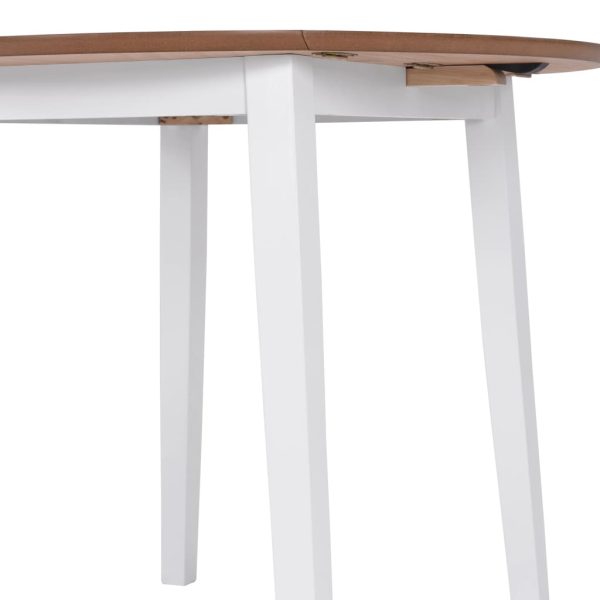 Eettafel Inklapbaar Rond Mdf - Afbeelding 6