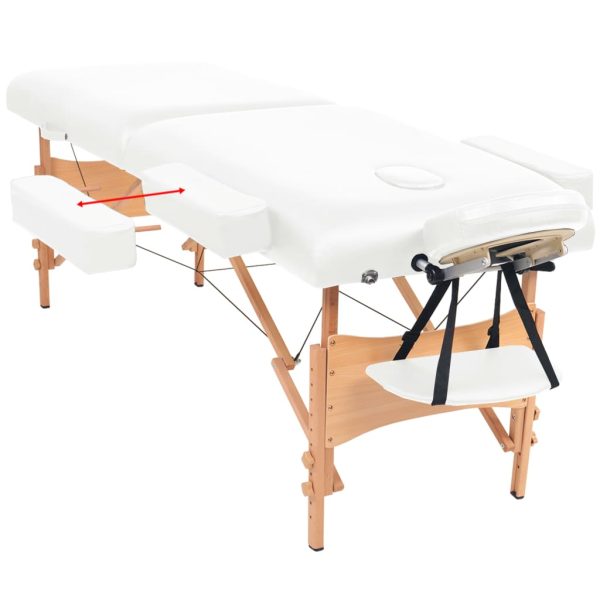 Massagetafel 10 Cm Dik 2 Zones Inklapbaar - Afbeelding 6