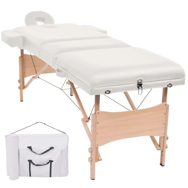 Massagetafel Inklapbaar 3 Zones 10 Cm Dik