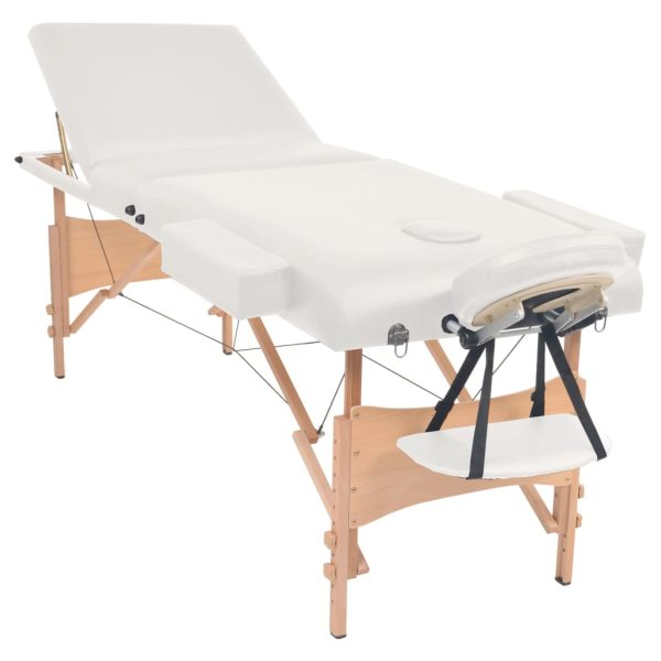 Massagetafel Inklapbaar 3 Zones 10 Cm Dik - Afbeelding 2