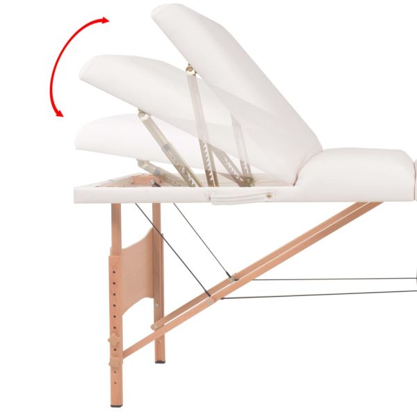 Massagetafel Inklapbaar 3 Zones 10 Cm Dik - Afbeelding 11