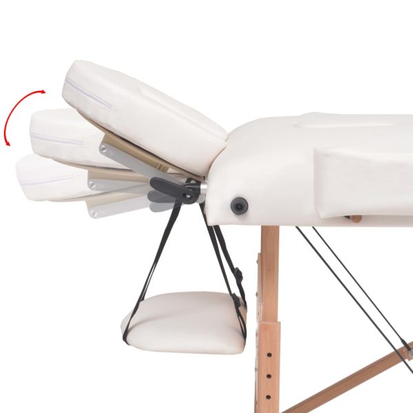 Massagetafel- En Krukset Inklapbaar 3 Zones 10 Cm Dik - Afbeelding 11