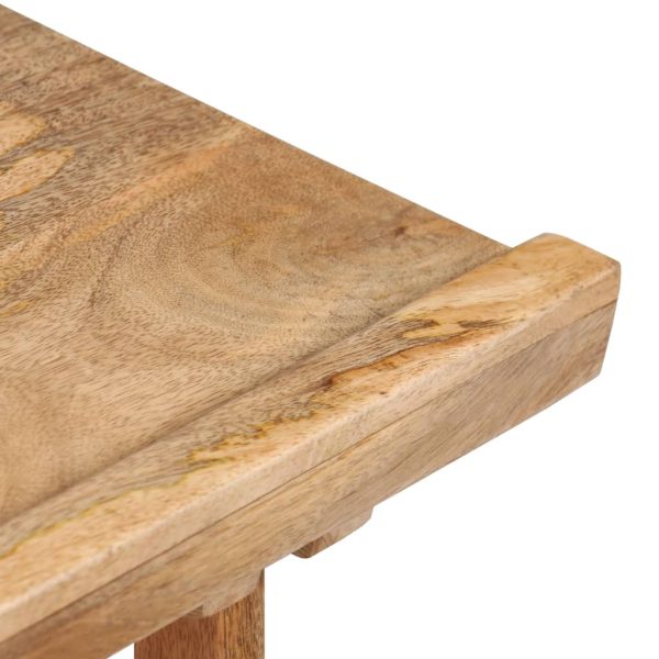 Tekentafel 116X50X76 Cm Massief Mangohout Crème - Afbeelding 7