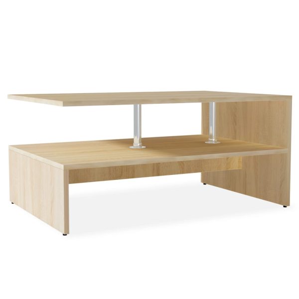 Salontafel 90X59X42 Cm Bewerkt Hout - Afbeelding 7