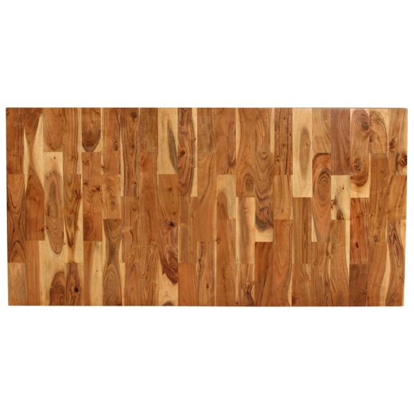 Eettafel 180X90X76 Cm Massief Acacia- En Mangohout - Afbeelding 6