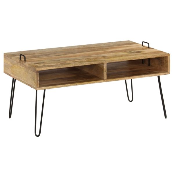 Salontafel 100X60X45 Cm Massief Mangohout - Afbeelding 12