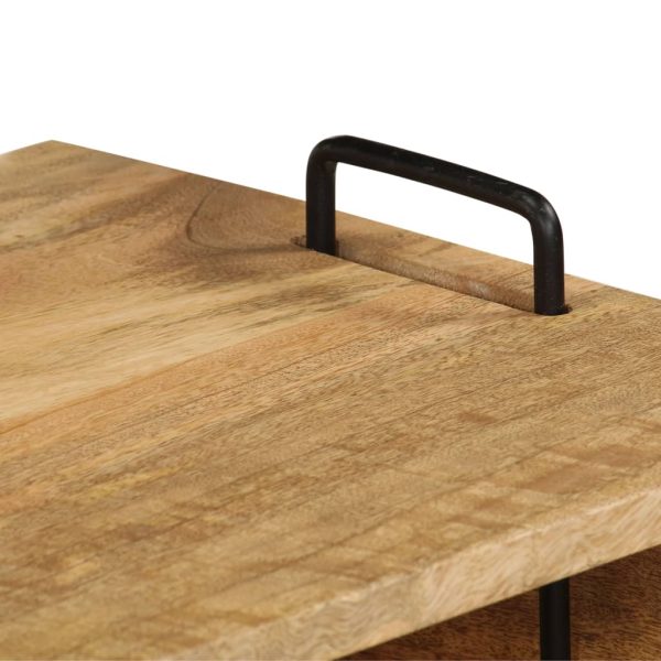 Salontafel 100X60X45 Cm Massief Mangohout - Afbeelding 5