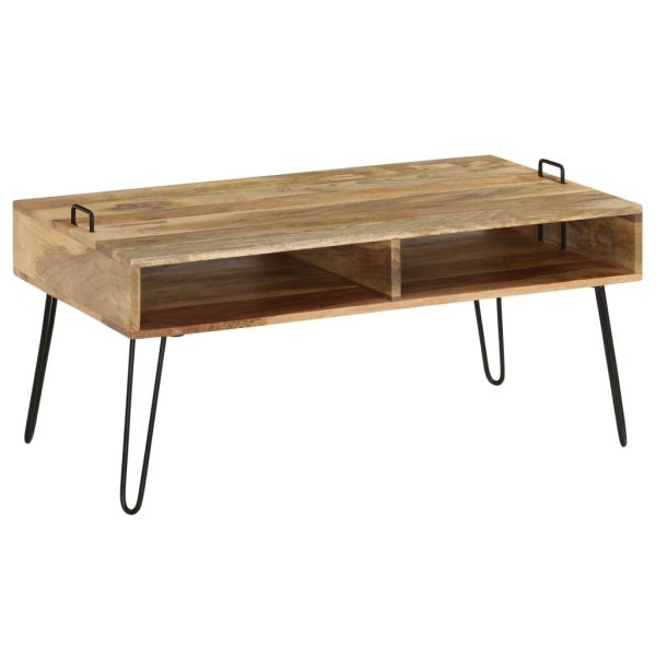 Salontafel 100X60X45 Cm Massief Mangohout - Afbeelding 10