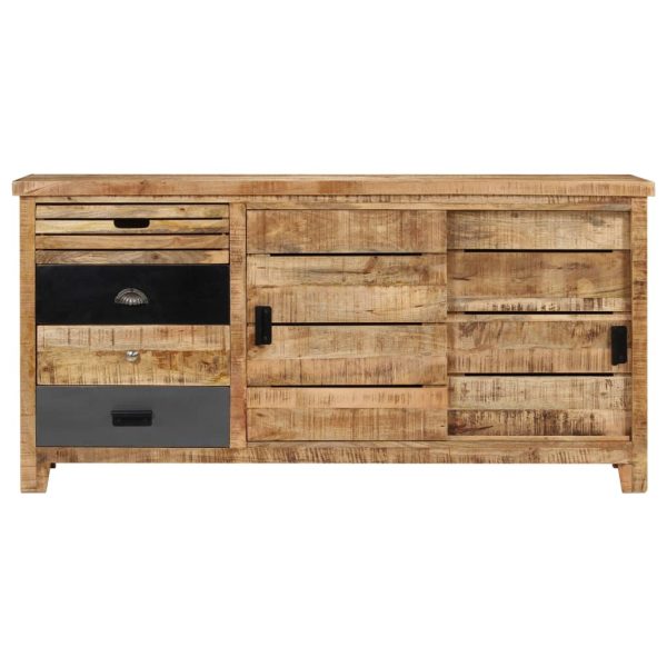 Dressoir 160X40X80 Cm Massief Mangohout - Afbeelding 2