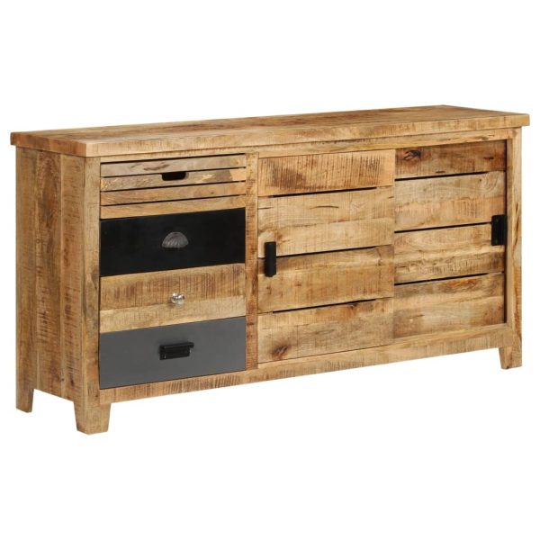 Dressoir 160X40X80 Cm Massief Mangohout - Afbeelding 11