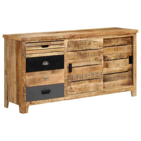 Dressoir 160X40X80 Cm Massief Mangohout - Afbeelding 10