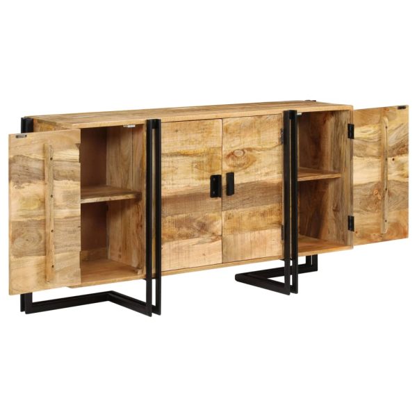 Dressoir 150X40X80 Cm Massief Mangohout - Afbeelding 4