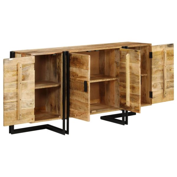 Dressoir 150X40X80 Cm Massief Mangohout - Afbeelding 5