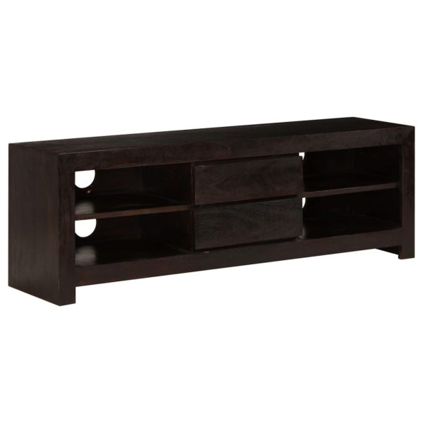 Tv-Meubel 120X30X40 Cm Massief Acaciahout - Afbeelding 6