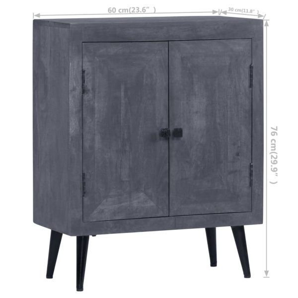 Dressoir 60X30X76 Cm Massief Mangohout - Afbeelding 12