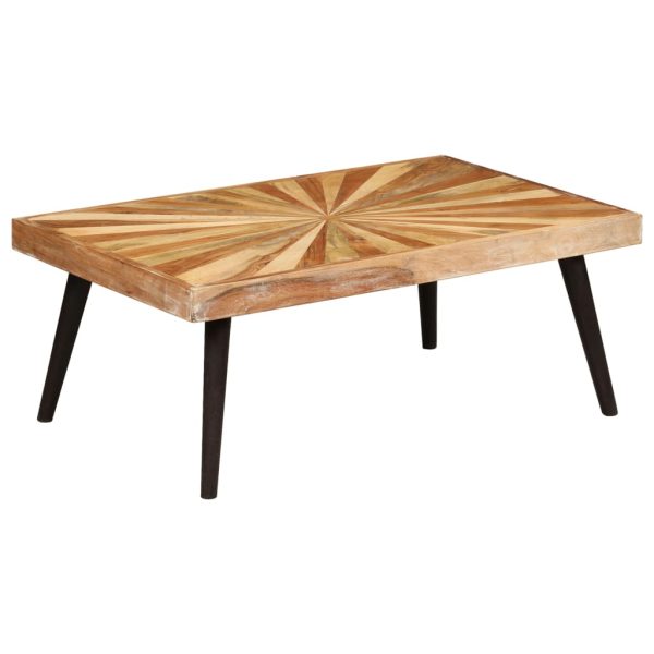 Salontafel 90X55X36 Cm Massief Mangohout - Afbeelding 7