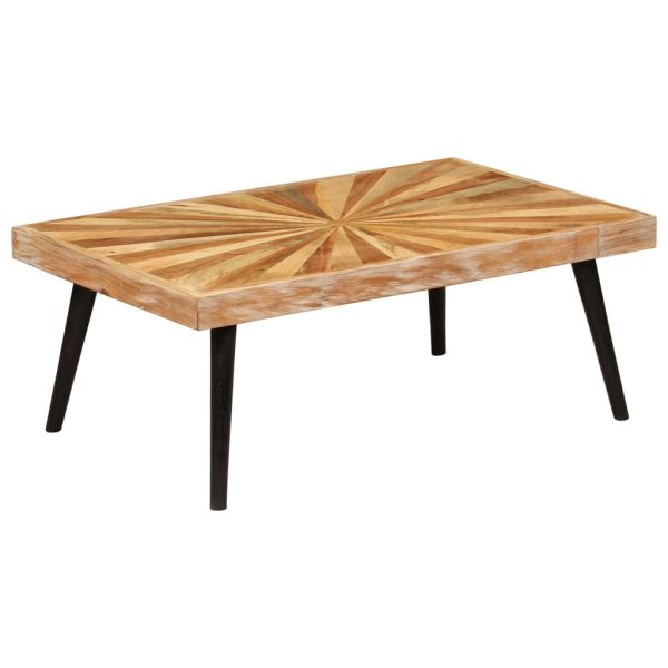 Salontafel 90X55X36 Cm Massief Mangohout - Afbeelding 8