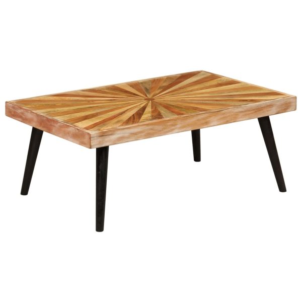 Salontafel 90X55X36 Cm Massief Mangohout - Afbeelding 9