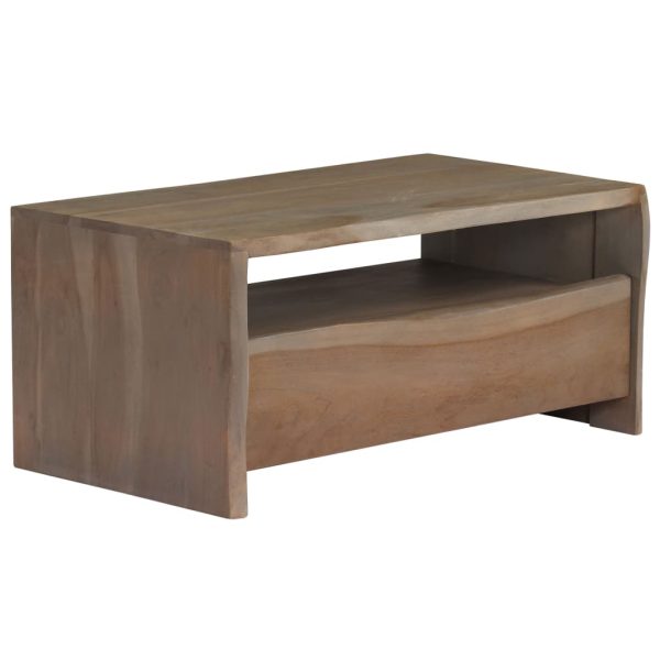 Salontafel Met Natuurlijke Rand 90X50X40 Cm Acaciahout - Afbeelding 9